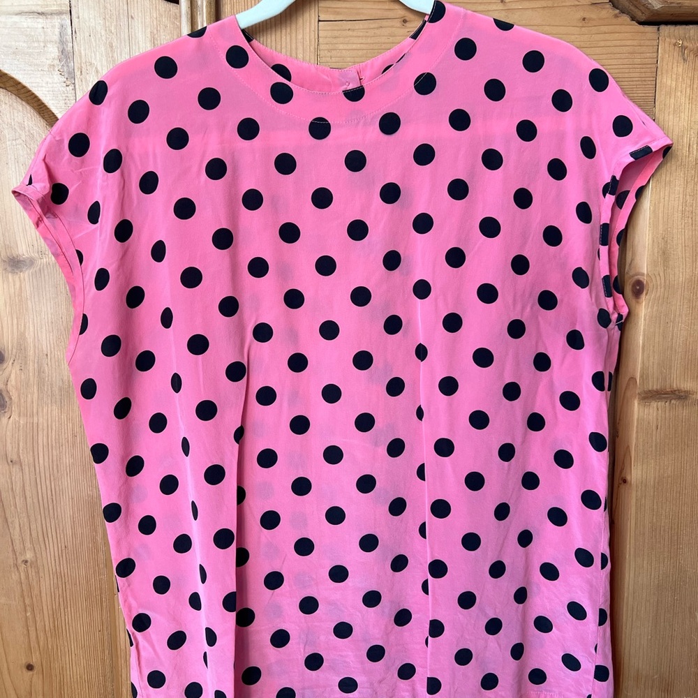 Vintage ST.JOHN designer silk blouse